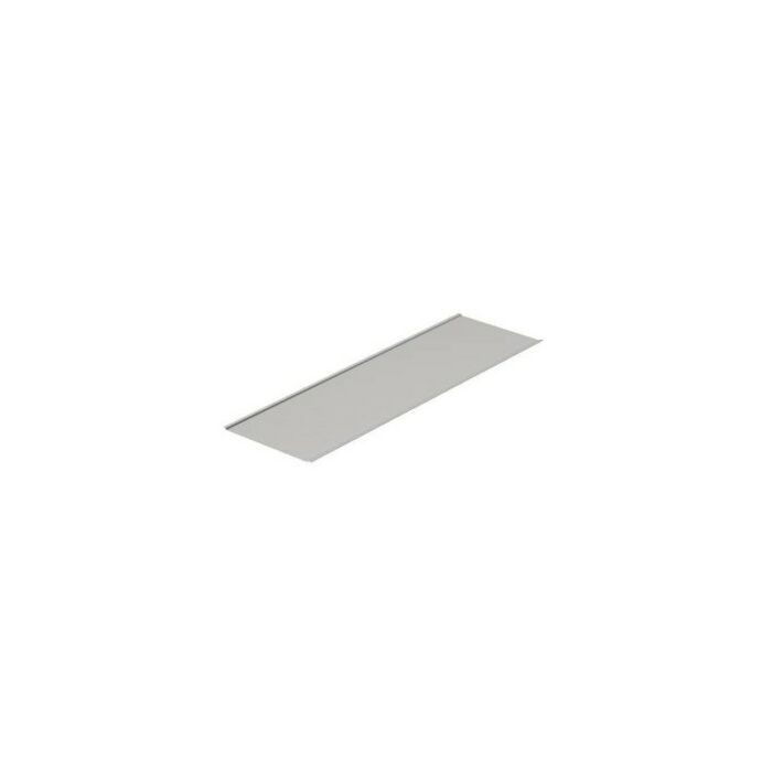 Closed cover plate, galvanized sheet steel, visible surface painted light grey ADG 13084