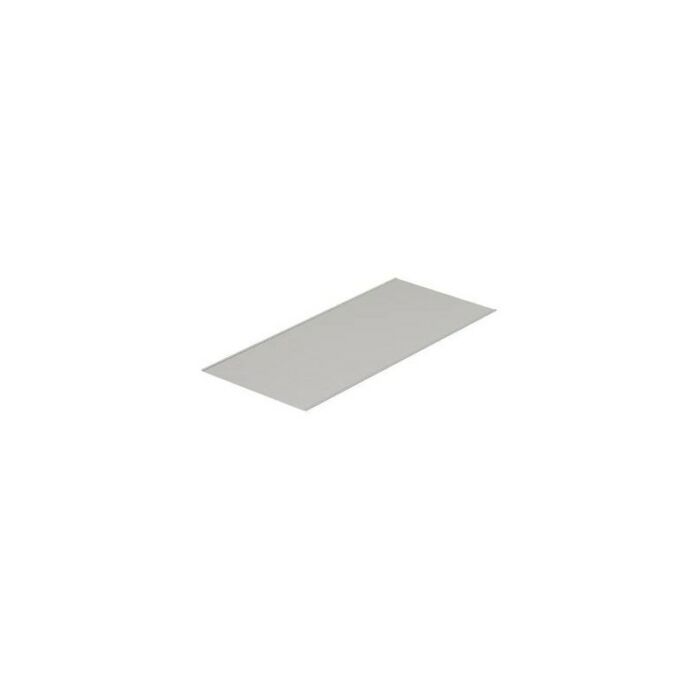 Closed cover plate, galvanized sheet steel, visible surface painted light grey ADG 19084