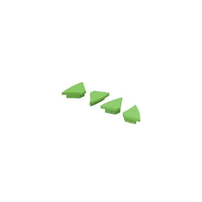 Colored cover caps for wall mounting AS 0030 AK-WB-green