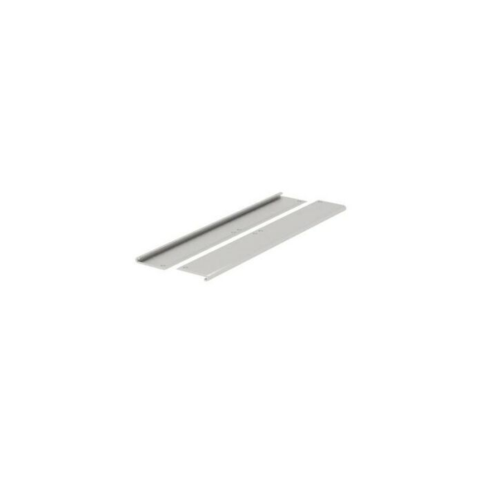 Rear end profile, natural anodized aluminium, for BGT side panels RAP 00600