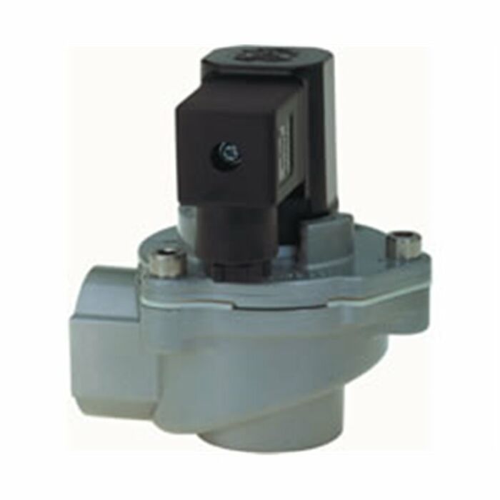 Aluminium die-cast electromagnetically operated diaphragm valve for dust filter systems G1-1/2 8296660.8171.02400