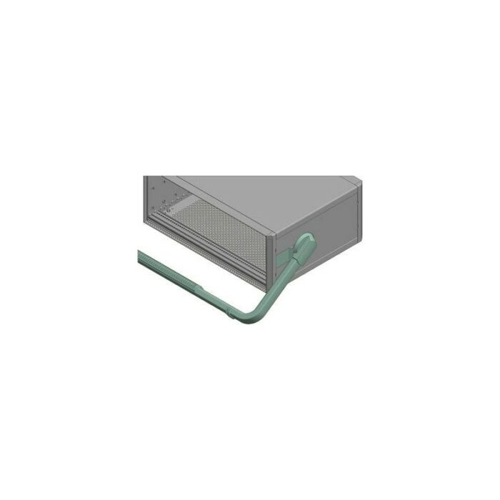 Carrying handles for INS 3 HE, adjustable and lockable, anthracite grey/white aluminium powder-coated (can only be mounted in conjunction with side panel SBT/INS) AGR/INS 00363
