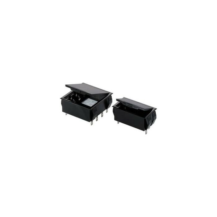 Battery compartments, black plastic, IP 40 / DIN EN 60529 BE 60