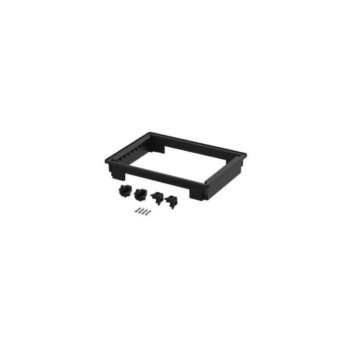 BoTouch plastic, set for panel mounting with aluminum front plate BTK 10.4-9005 FP Set