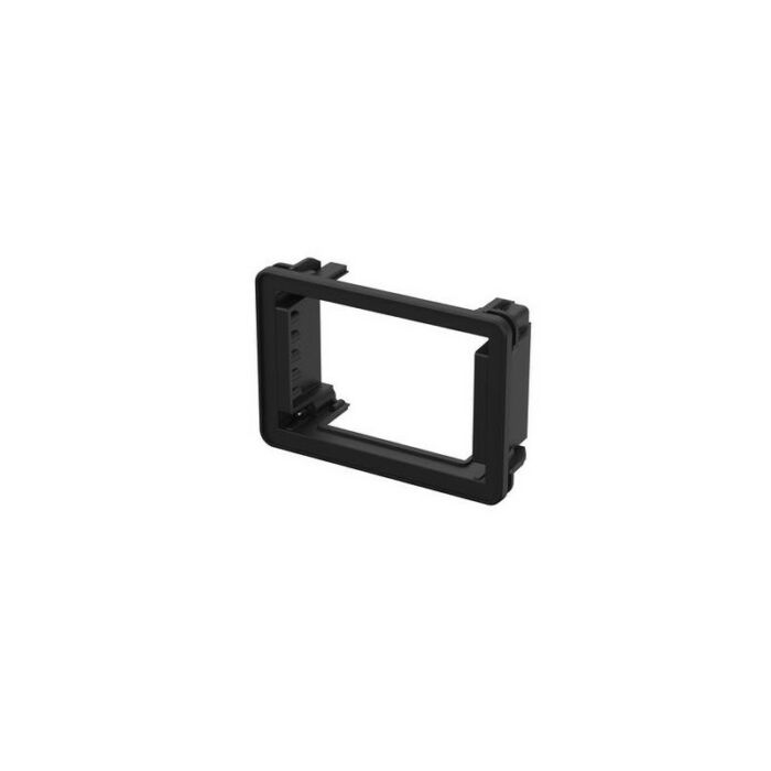 BoTouch plastic, set for panel mounting with aluminum front plate BTK 5.0-9005 FP Set