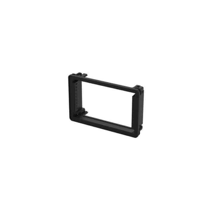 BoTouch plastic, set for panel mounting with aluminum front plate BTK 7.0-9005 FP Set
