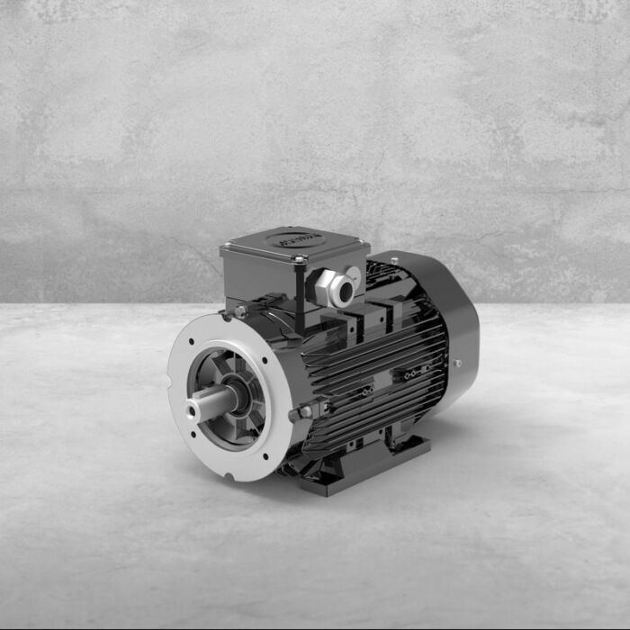 Three-phase asynchronous motors series KTE aluminum housing