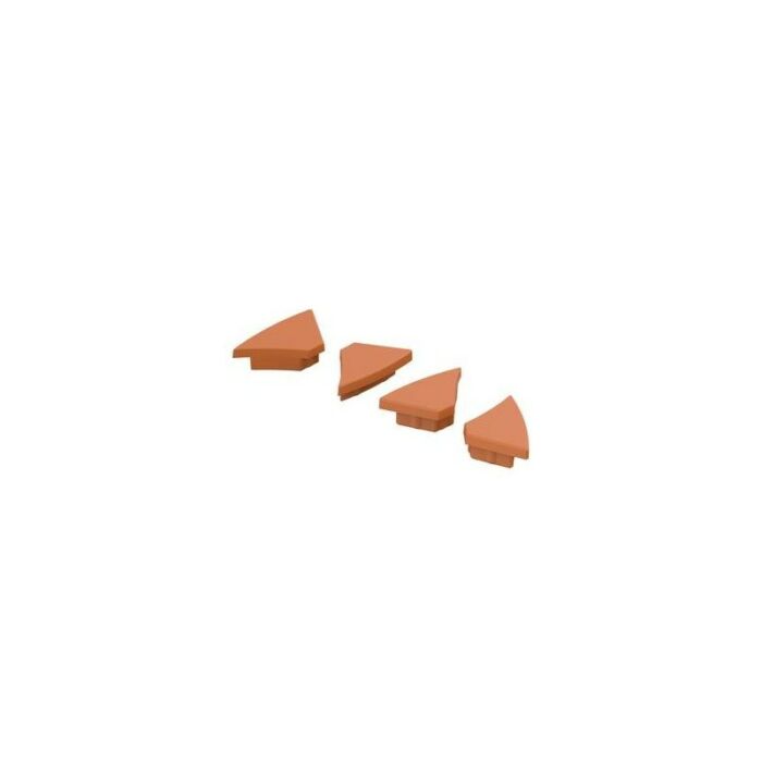 Colored cover caps for wall fastenings AS 0030 AK-WB-orange