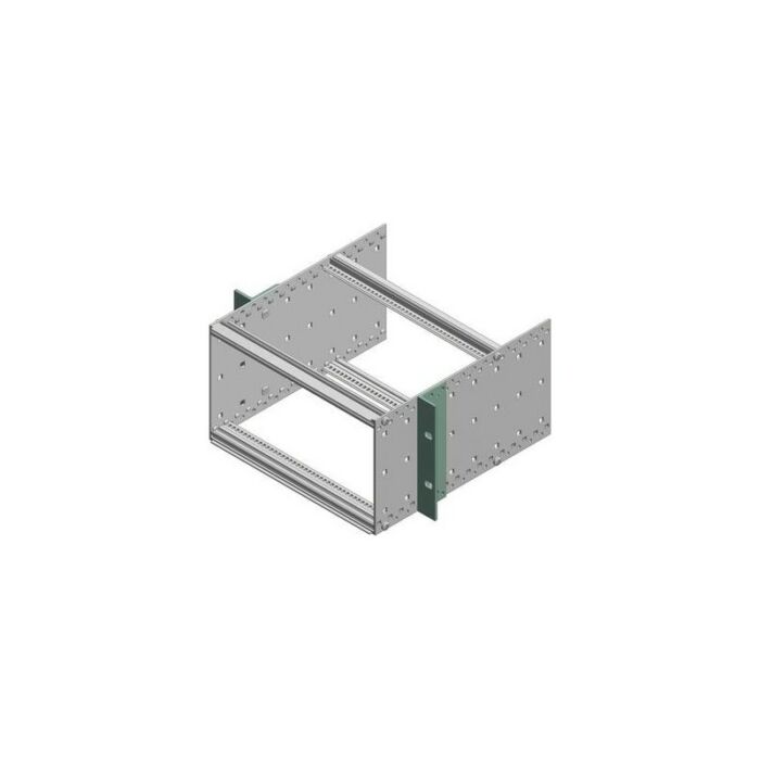 Universal flanges, anodized in natural color on the front, passivated on the back, for BSW/M FLU/M 00600