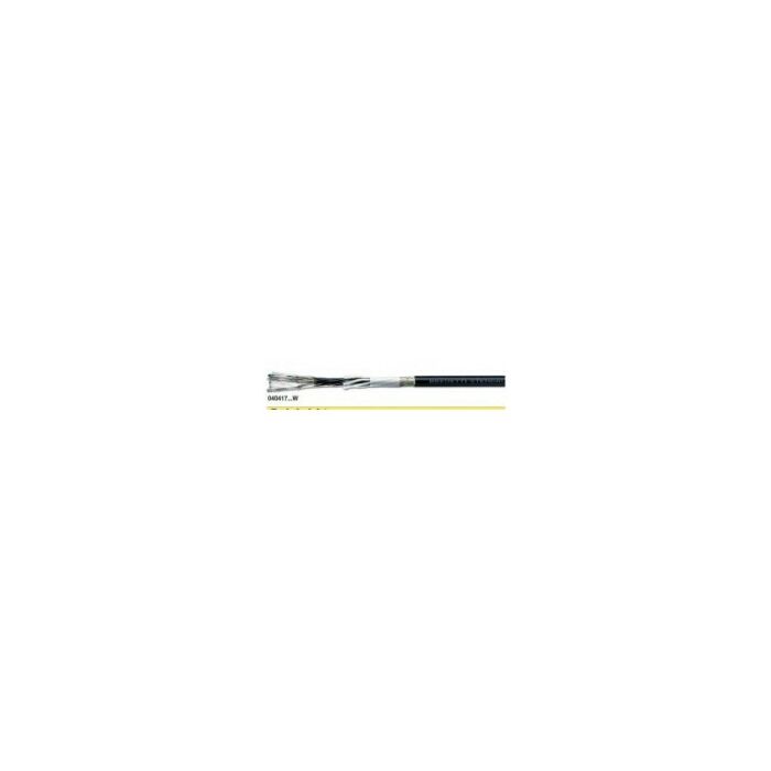 Flexible multiple conductor multipar for cable chain with pvc and pur cover 4170410W