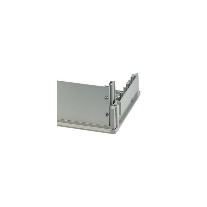 Screw-on front/rear panels, natural anodized aluminium FPS 00580