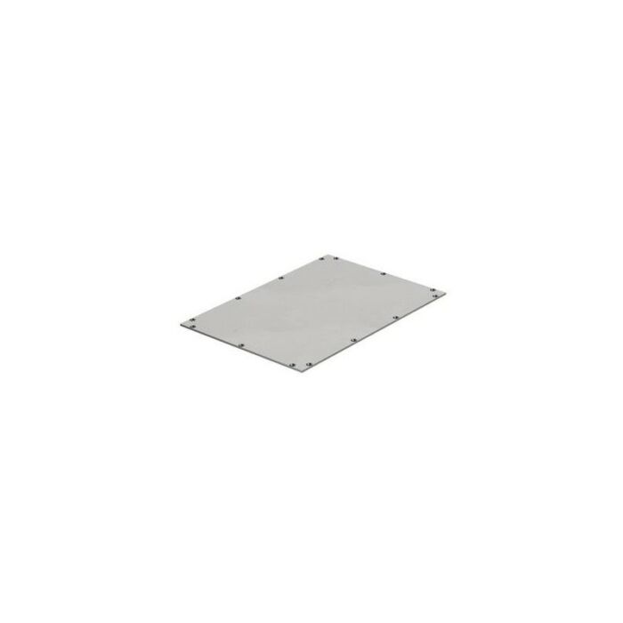 Screw-on front plate, IP 65, 3 mm, natural anodized aluminium for AP 10... AP 102030 FAS3-IP