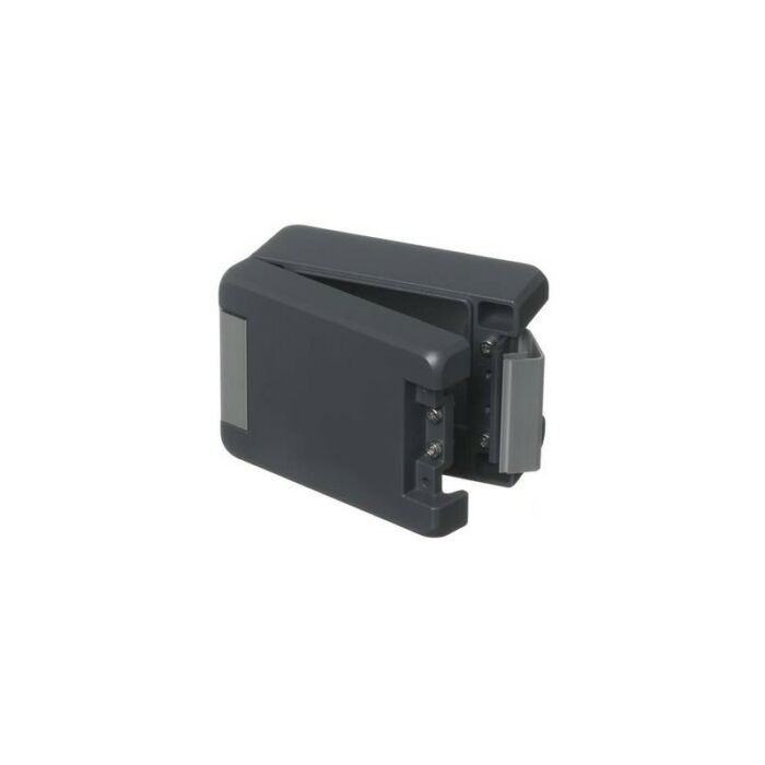 Case with smooth lid, graphite grey, hinged BA 100806-7024