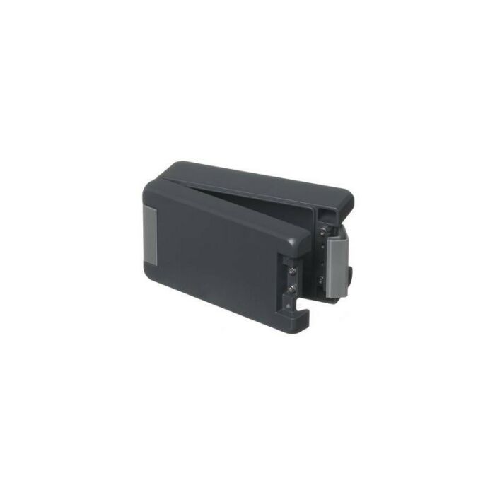 Case with smooth lid, graphite grey, hinged BA 140806-7024
