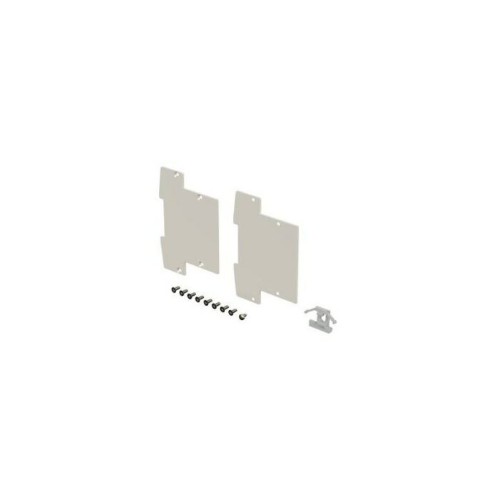 Basic profile side panels, natural anodized aluminium AR 105/75-KS-AL