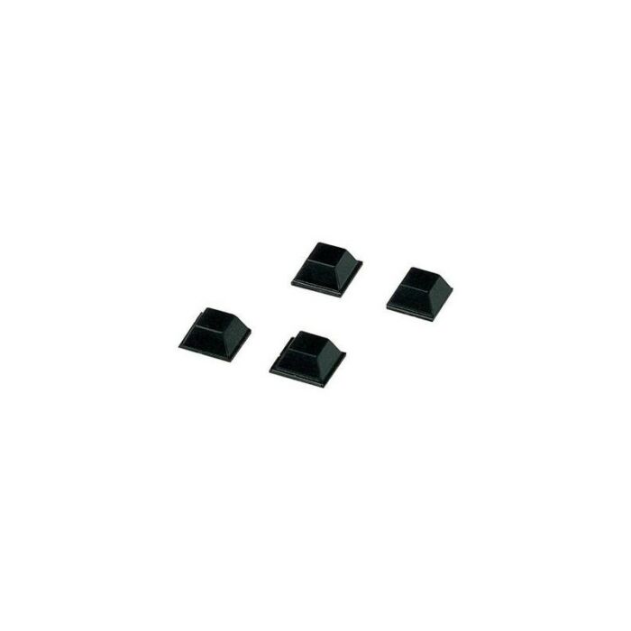 Rubber feet self-adhesive, black AB - GF