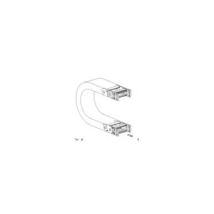 Holder for cable chain AN325L103KM