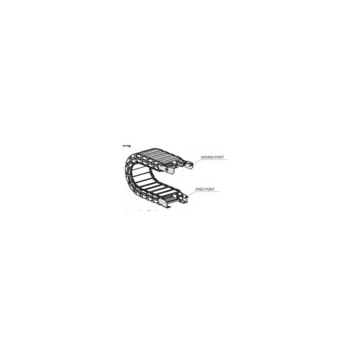 Holder for cable chain sliding A329CU109K