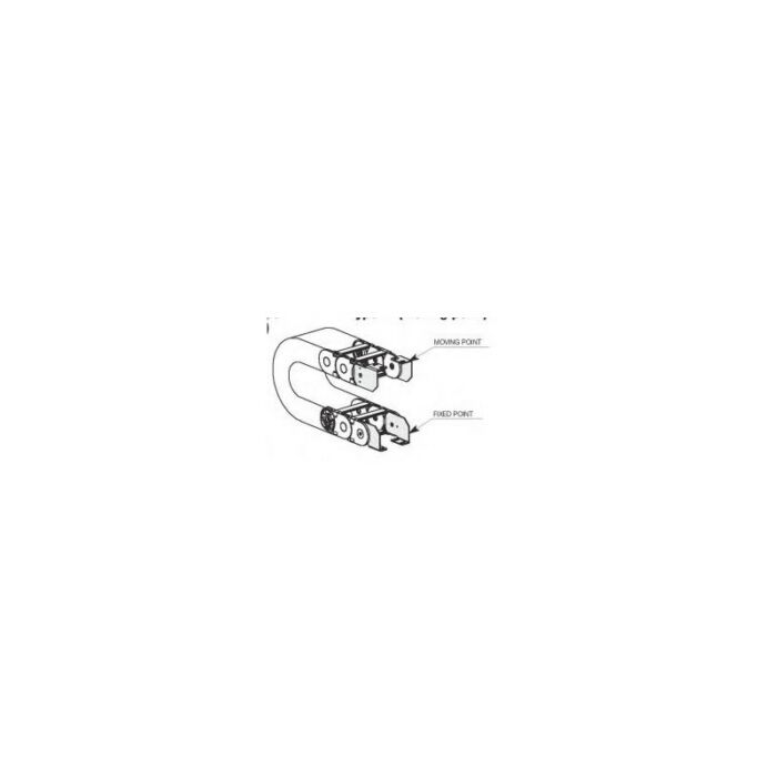Holder for cable chain sliding A478M189K
