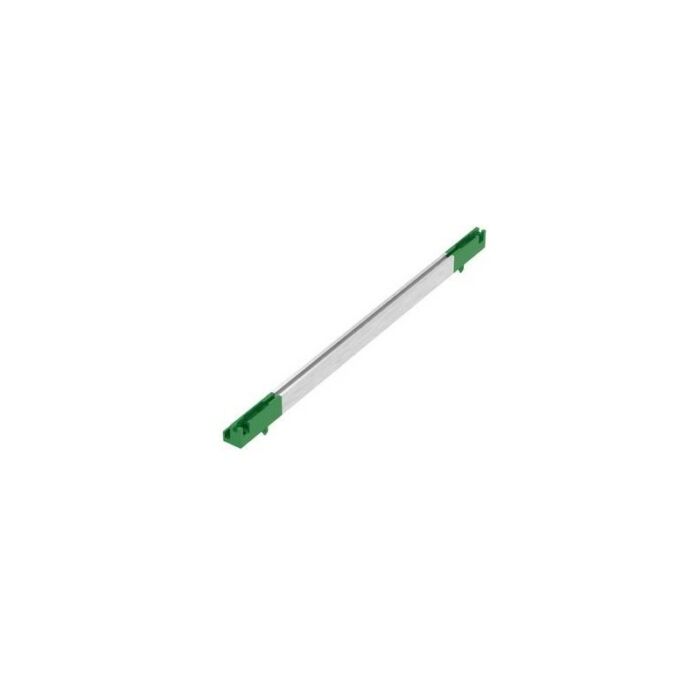 Single and three-part card guides, plastic UL 94 V1 green KF 220-K