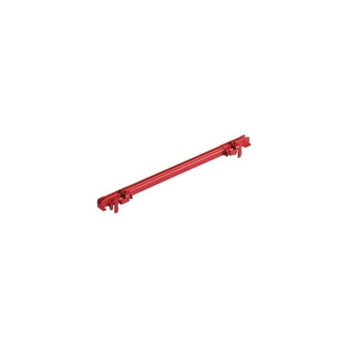 Standard card guides, one-piece, plastic UL 94 V0 red KF/M 220-2.5