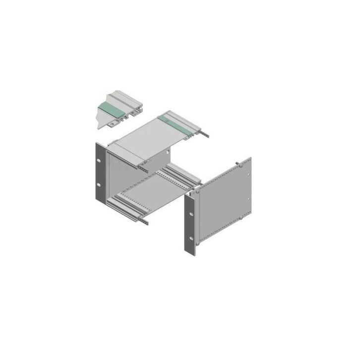 Terminal strips, natural anodized aluminum, for attaching the ADG cover plates to the BGT KL 00042