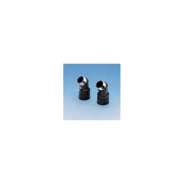 L-screw 45 degree male thread made of metal with seal ip67 VMARG36P36