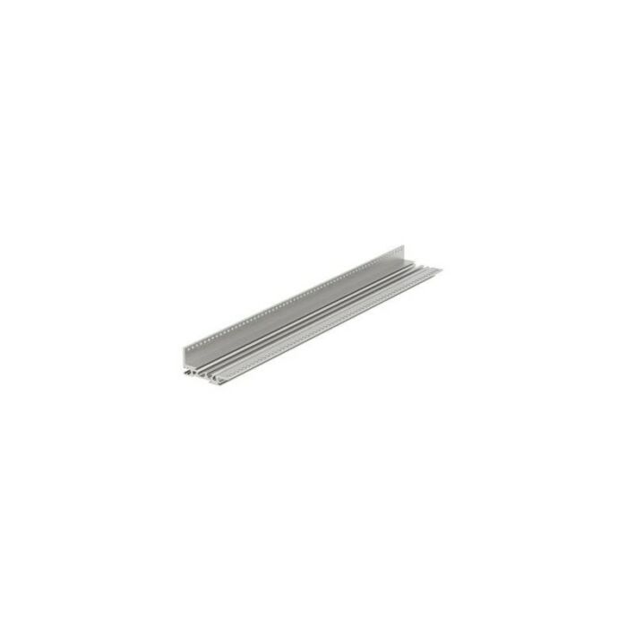 Rear profiles, natural anodized aluminium, for plug connectors to DIN EN 60603-2 (formerly DIN 41612), with integrated terminal strip PRK 00063.12