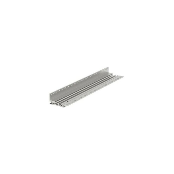 Back profiles, natural anodized aluminum, for connectors according to DIN EN 60603-2 (formerly DIN 41612) PR 00042.12