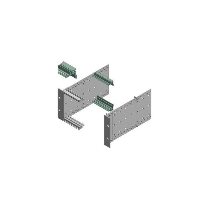 Rear profiles, natural anodized aluminum, conductive contact surfaces, for connectors according to DIN EN 60603-2 (formerly DIN 41612) PR/M 00063.12