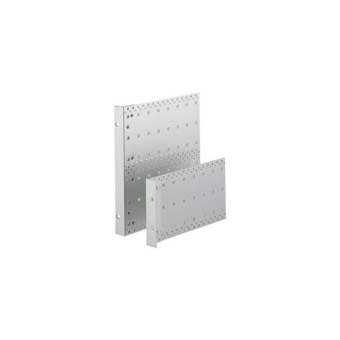 Side walls with integrated flange for high mechanical stress, aluminum passivated, flange on the front side natural color anodized BSW/M 24300-BN