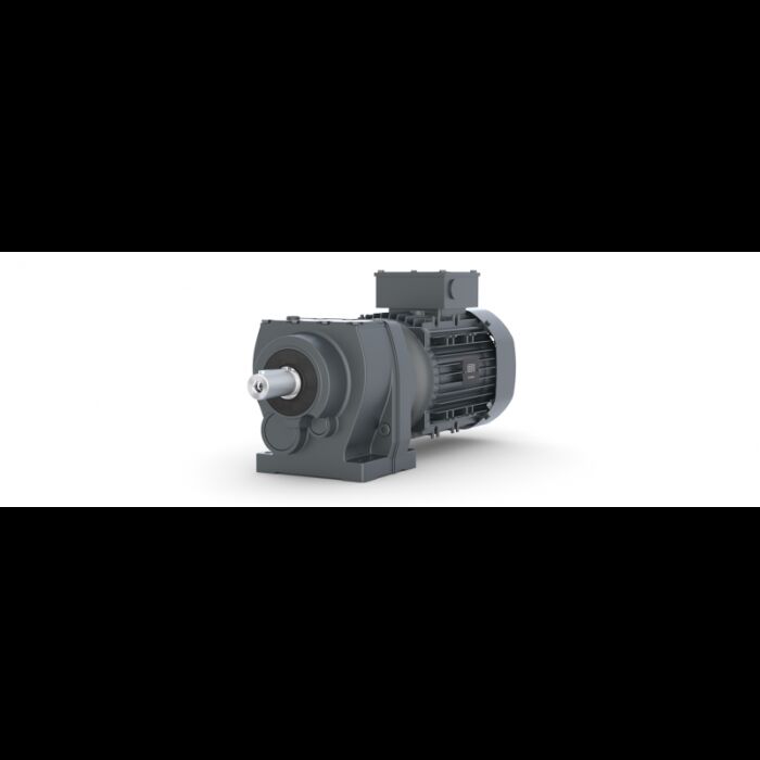 Helical gearboxes and helical geared motors