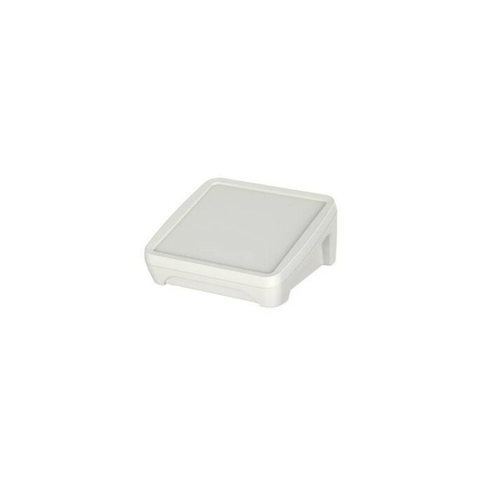 Touch/control panel housing with recessed grips, 15°, square, IP40 (IP65) BOP 1212 P-9016