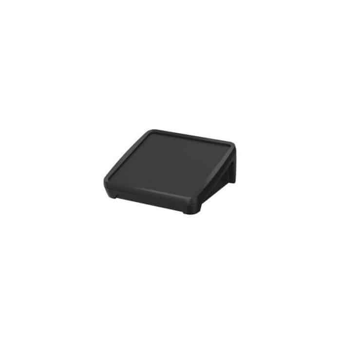 Touch/control panel housing with recessed grips, 15°, square, IP40 (IP65) BOP 1616 P-9005