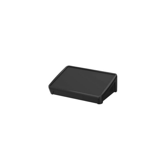 Touch/control panel housing with recessed grips, 15°, horizontal, IP40 (IP65) BOP 10.1 P-9005