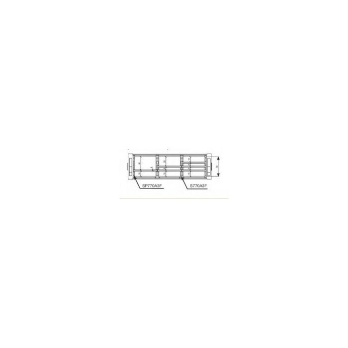 Separation system for cable chain SP770A3F