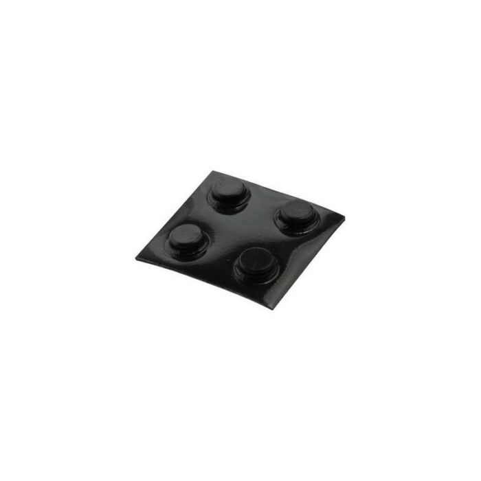 Universal rubber feet for a secure stand of the housing on all surfaces GF