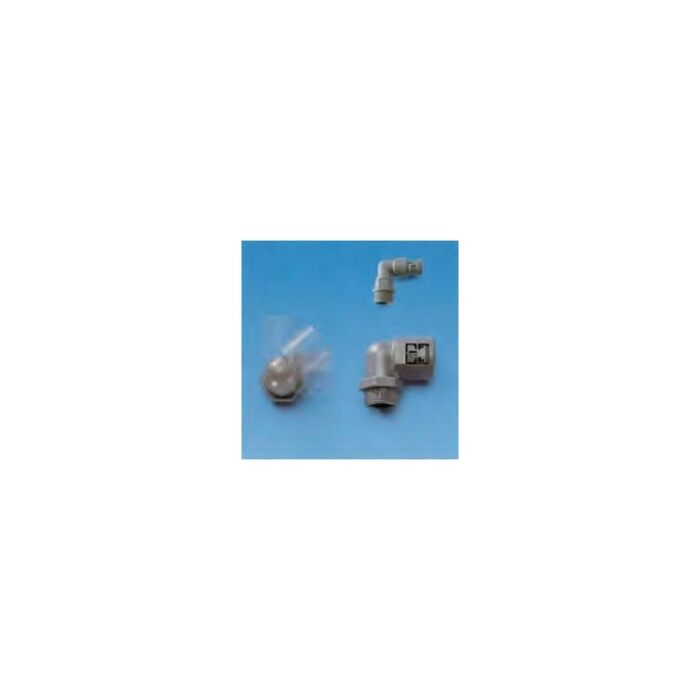 Screw connection 90 degree external thread made of plastic PASOB23M32