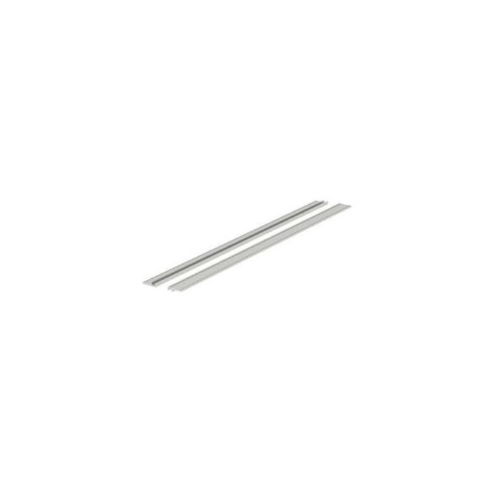 Z-rails, natural anodized aluminum, for connectors according to DIN EN 60603-2 (formerly DIN 41612) ZS 00084
