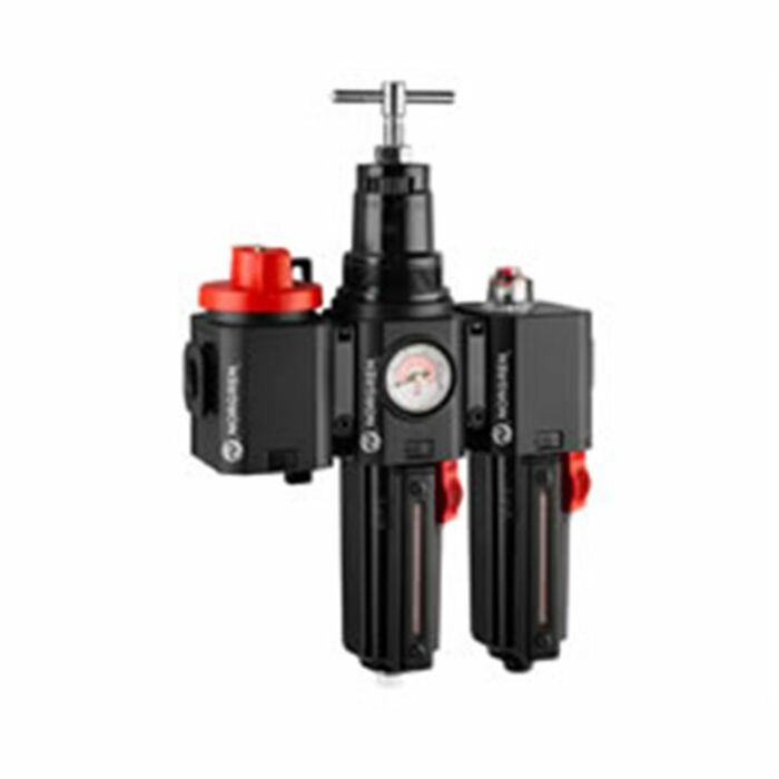 Excelon Plus box set (FRL) for extreme applications, G3/4, manual drain, with shut-off valve HBL84-671G