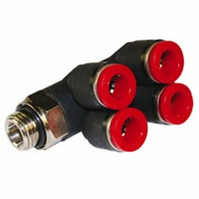 Pneufit C Double Branch Adaptor BSPP C0B700618