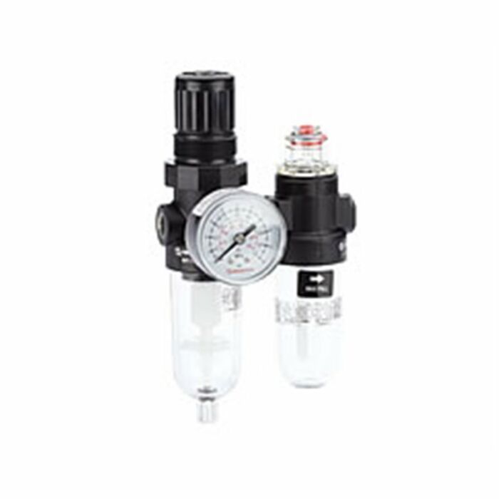 P1H Series combination unit (FRL), G1/4, manual drain, 40µm filter element P1H-200-M3QG